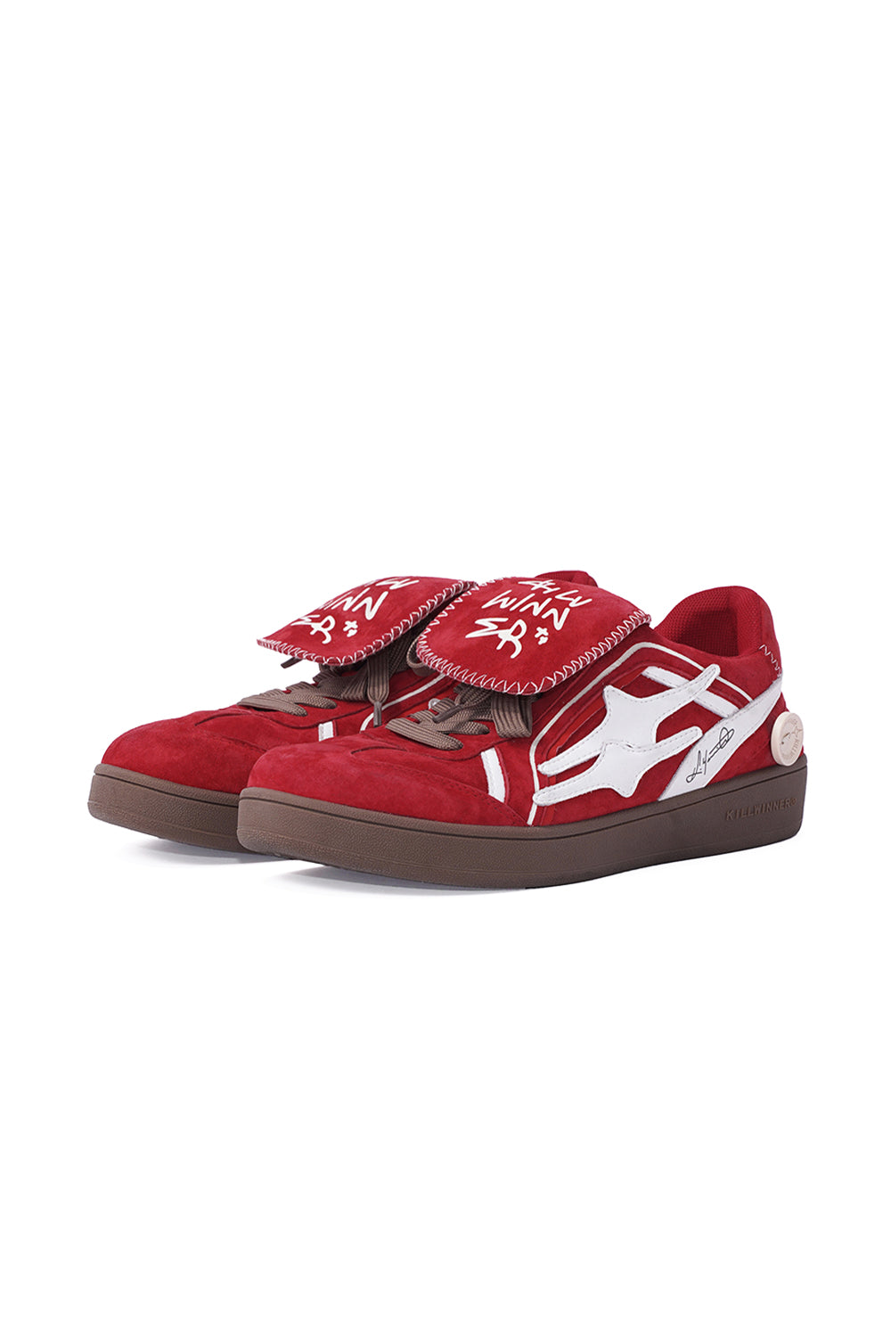 KILLWINNER丨Retro Training Sneaker-Red Velvet - PSYLOS 1, KILLWINNER丨Retro Training Sneaker-Red Velvet, Retro Trainers, KILLWINNER•JAPAN, PSYLOS 1